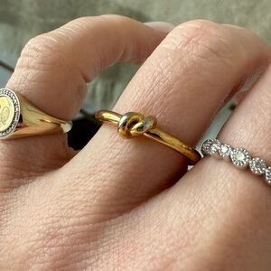 Kate Spade Gold Knot Ring size 7